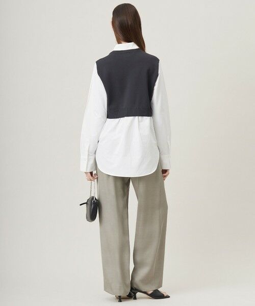 ICB / アイシービー ニット・セーター | 【2WAY・洗える】シャツクロスコンビニットプルオーバー | 詳細17