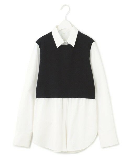 ICB / アイシービー ニット・セーター | 【2WAY・洗える】シャツクロスコンビニットプルオーバー | 詳細23