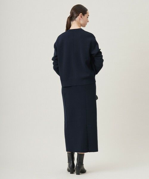 ICB / アイシービー ブルゾン | 【洗える】コットンポリエステルスムース ニットブルゾン | 詳細3