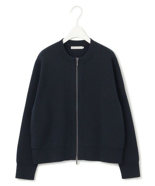 ICB / アイシービー ブルゾン | 【洗える】コットンポリエステルスムース ニットブルゾン | 詳細4