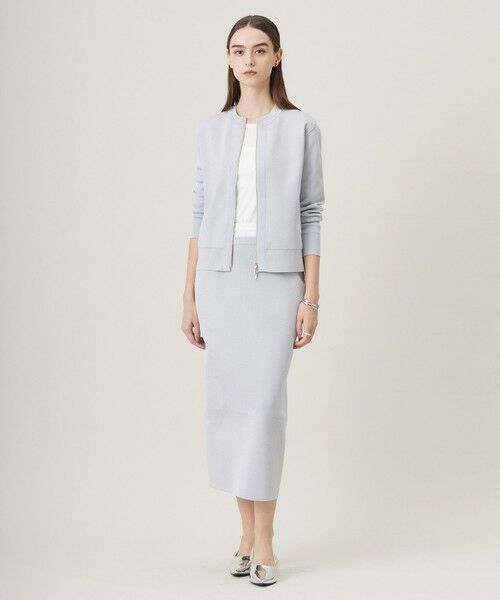 ICB / アイシービー ブルゾン | 【洗える】コットンポリエステルスムース ニットブルゾン | 詳細6