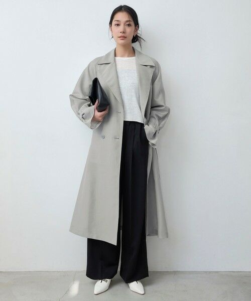 ICB / アイシービー その他パンツ | 【洗える】シルフィルダブルクロス ワイドパンツ | 詳細2