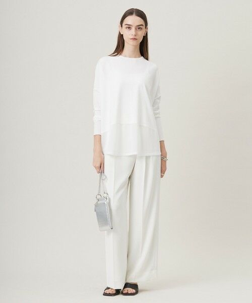 ICB / アイシービー その他パンツ | 【洗える】シルフィルダブルクロス ワイドパンツ | 詳細21