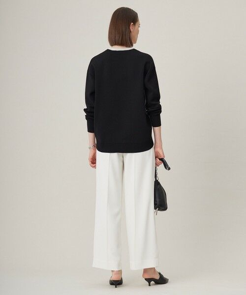 ICB / アイシービー その他パンツ | 【洗える】シルフィルダブルクロス ワイドパンツ | 詳細25