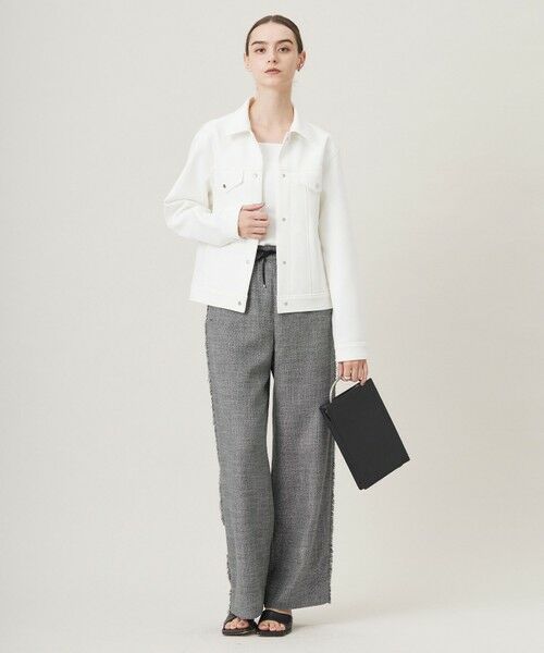 ICB / アイシービー その他パンツ | 【洗える】 ライトスラブツイード ワイドパンツ | 詳細5