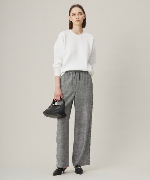 ICB / アイシービー その他パンツ | 【洗える】 ライトスラブツイード ワイドパンツ | 詳細8