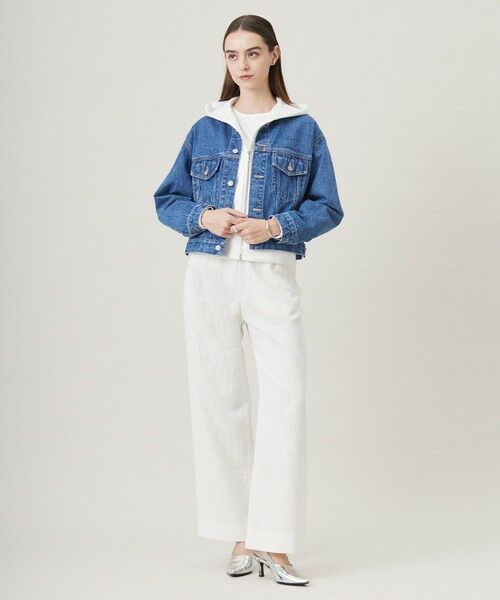 ICB / アイシービー その他パンツ | 【洗える】 ライトスラブツイード ワイドパンツ | 詳細24