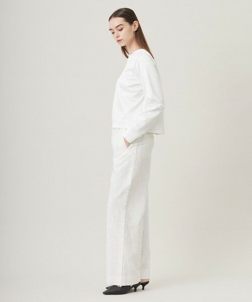 ICB / アイシービー その他パンツ | 【洗える】 ライトスラブツイード ワイドパンツ | 詳細30