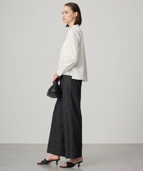 ICB / アイシービー その他パンツ | 【洗える】 コットンリアクティブデニム ワイドストレートパンツ | 詳細6