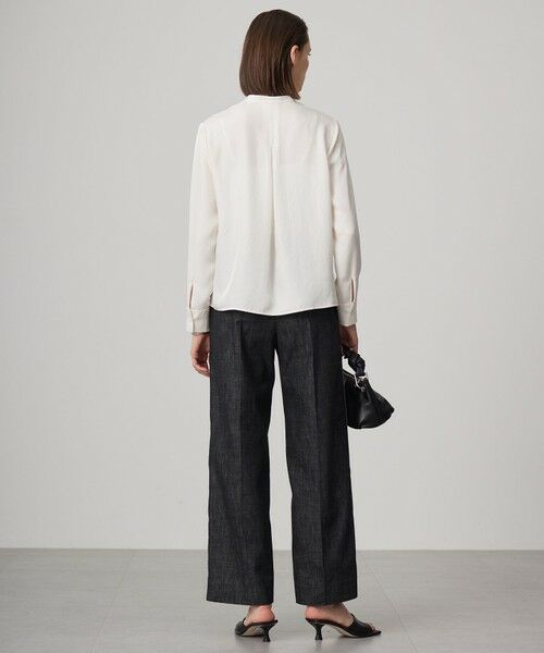 ICB / アイシービー その他パンツ | 【洗える】 コットンリアクティブデニム ワイドストレートパンツ | 詳細7