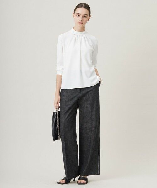 ICB / アイシービー その他パンツ | 【洗える】 コットンリアクティブデニム ワイドストレートパンツ | 詳細19