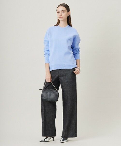 ICB / アイシービー その他パンツ | 【洗える】 コットンリアクティブデニム ワイドストレートパンツ | 詳細20