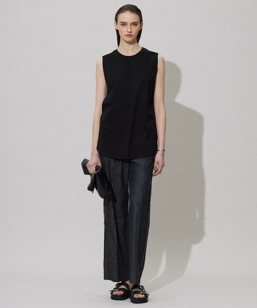 ICB / アイシービー その他パンツ | 【洗える】 コットンリアクティブデニム ワイドストレートパンツ | 詳細4