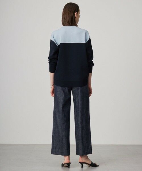 ICB / アイシービー その他パンツ | 【洗える】 コットンリアクティブデニム ワイドストレートパンツ | 詳細28