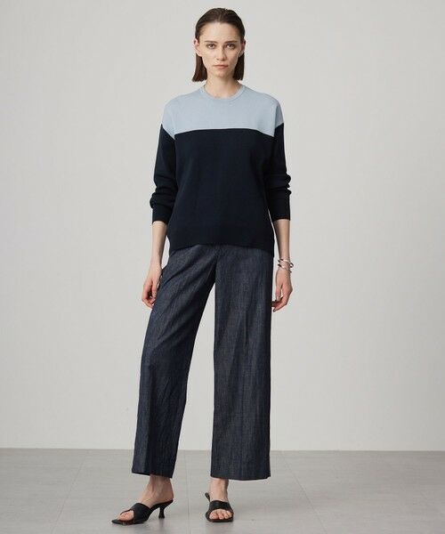 ICB / アイシービー その他パンツ | 【洗える】 コットンリアクティブデニム ワイドストレートパンツ | 詳細26