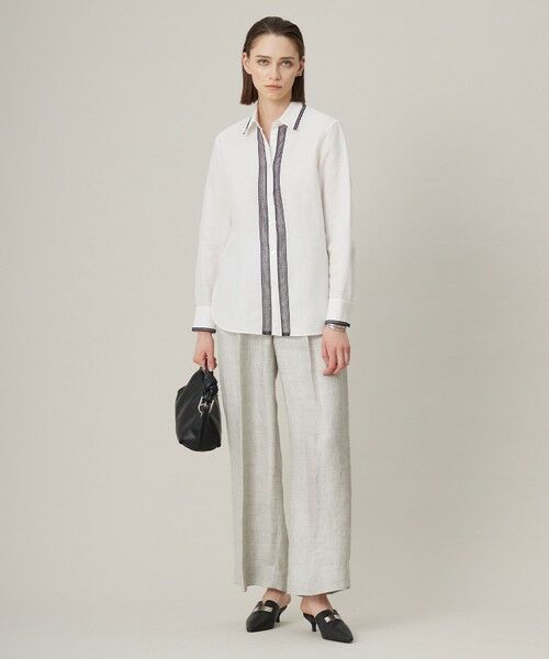 ICB / アイシービー その他パンツ | 【日本製】トリアセリネンシャイニーツイル ワイドパンツ | 詳細16