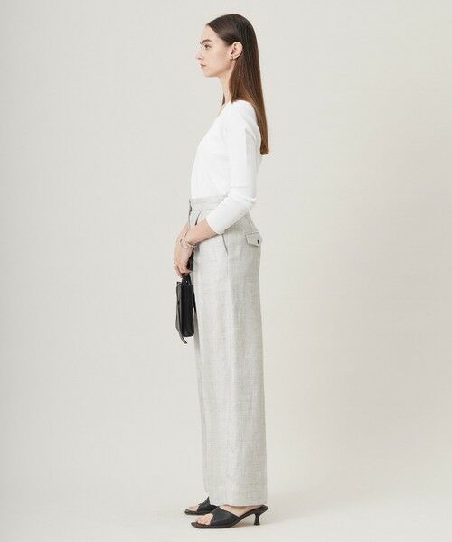 ICB / アイシービー その他パンツ | 【日本製】トリアセリネンシャイニーツイル ワイドパンツ | 詳細2