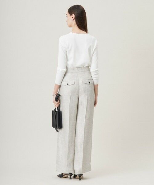 ICB / アイシービー その他パンツ | 【日本製】トリアセリネンシャイニーツイル ワイドパンツ | 詳細3