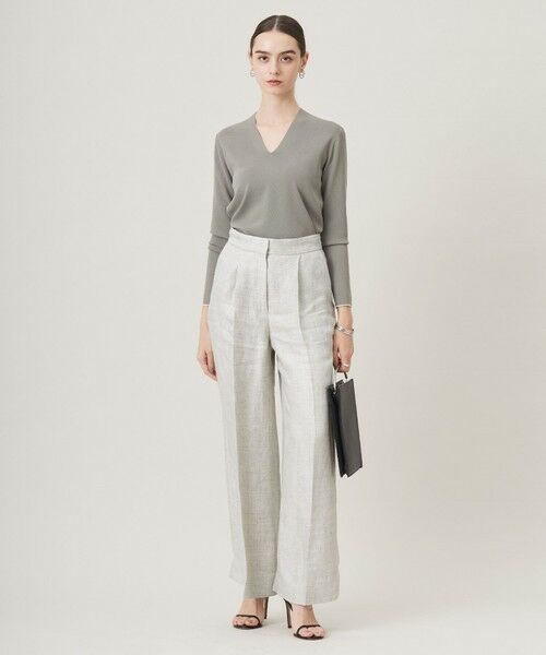 ICB / アイシービー その他パンツ | 【日本製】トリアセリネンシャイニーツイル ワイドパンツ | 詳細6