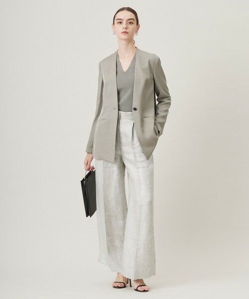 ICB / アイシービー その他パンツ | 【日本製】トリアセリネンシャイニーツイル ワイドパンツ | 詳細8