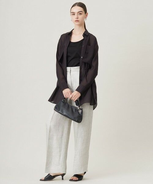 ICB / アイシービー シャツ・ブラウス | 【洗える】 PlaXシアーオーガンジー シャツ | 詳細2