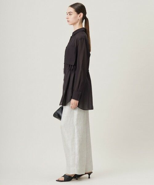 ICB / アイシービー シャツ・ブラウス | 【洗える】 PlaXシアーオーガンジー シャツ | 詳細3