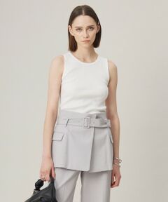 ICB / アイシービー タンクトップ | 【洗える】オーガニックリブタンク カットソー