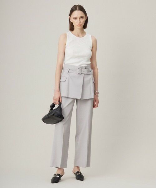 ICB / アイシービー タンクトップ | 【洗える】オーガニックリブタンク カットソー | 詳細10