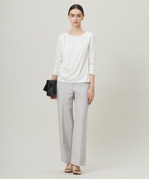 ICB / アイシービー カットソー | 【洗える】 PlaXフィラメントジャージー ドレープカットソー | 詳細10