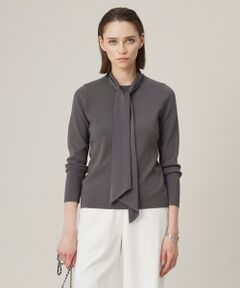 ICB / アイシービー ニット・セーター | 【洗える】 クロスコンビ ボウタイニット