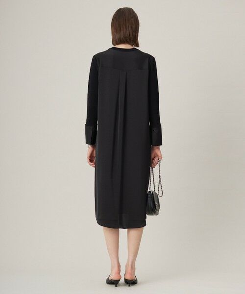 ICB / アイシービー ロング・マキシ丈ワンピース | 【洗える】 クロスコンビ ワンピース | 詳細3