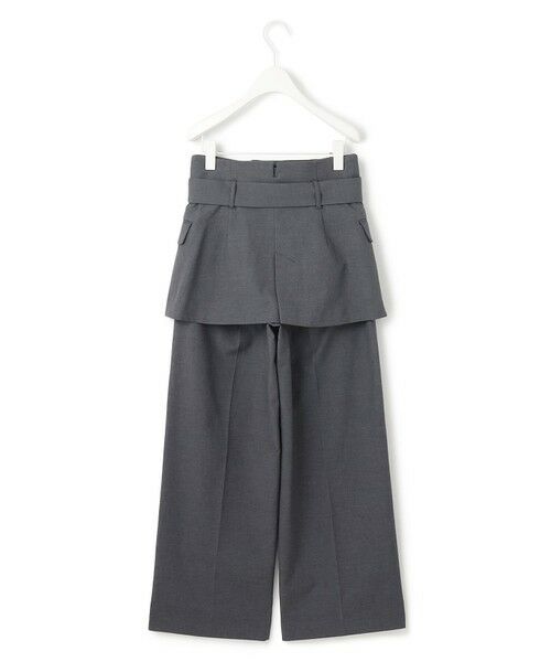 ICB / アイシービー その他パンツ | 【接触冷感・UVケア・撥水・洗える】LooseWeave スカートレイヤードワイドパンツ | 詳細4