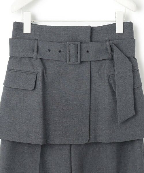 ICB / アイシービー その他パンツ | 【接触冷感・UVケア・撥水・洗える】LooseWeave スカートレイヤードワイドパンツ | 詳細5