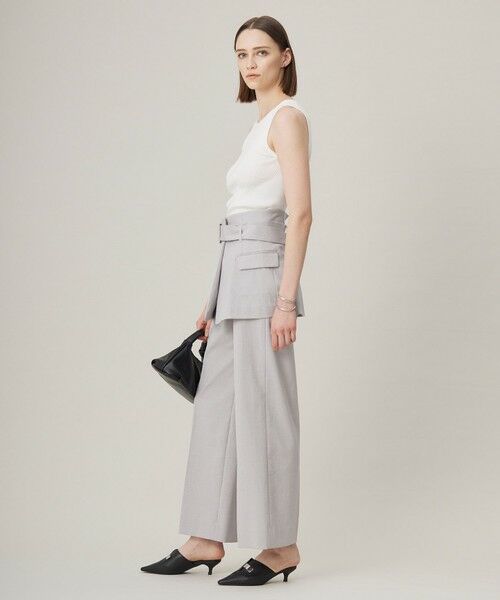 ICB / アイシービー その他パンツ | 【接触冷感・UVケア・撥水・洗える】LooseWeave スカートレイヤードワイドパンツ | 詳細19