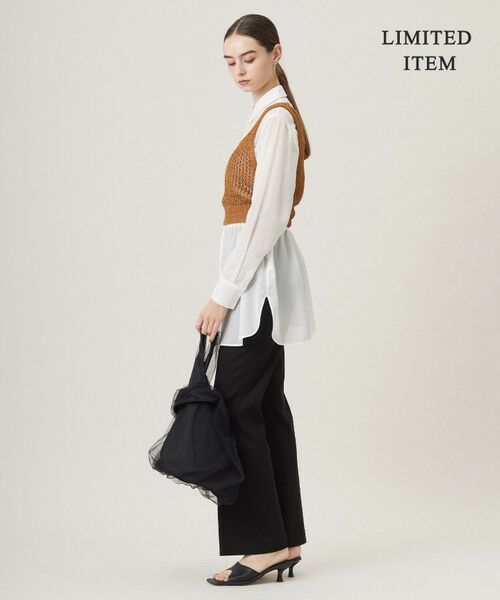 ICB / アイシービー その他パンツ | 【WEB限定・洗える】キュプラハイパワーストレッチ セミフレアパンツ | 詳細11