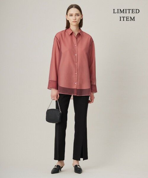 ICB / アイシービー その他パンツ | 【WEB限定・洗える】キュプラハイパワーストレッチ セミフレアパンツ | 詳細7