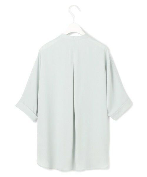 ICB / アイシービー シャツ・ブラウス | 【人気のため新色追加・接触冷感・UVケア・速乾・洗える】BackSatinAmunzen 5分袖バンドカラーブラウス | 詳細17