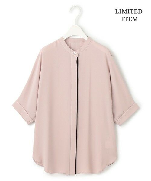 ICB / アイシービー シャツ・ブラウス | 【人気のため新色追加・接触冷感・UVケア・速乾・洗える】BackSatinAmunzen 5分袖バンドカラーブラウス | 詳細28