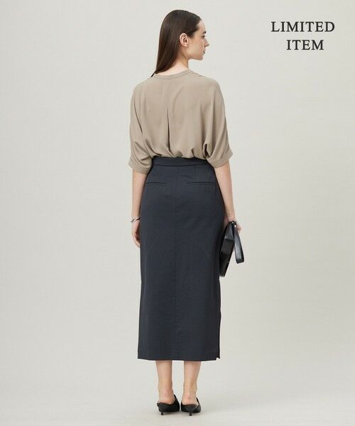 ICB / アイシービー シャツ・ブラウス | 【人気のため新色追加・WEB限定・接触冷感・UVケア・速乾・洗える】BackSatinAmunzen 5分袖キーネックブラウス | 詳細5