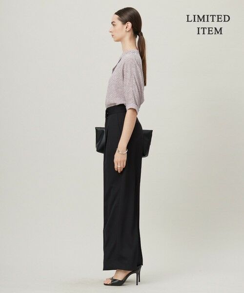 ICB / アイシービー シャツ・ブラウス | 【人気のため新色追加・WEB限定・接触冷感・UVケア・速乾・洗える】BackSatinAmunzen 5分袖キーネックブラウス | 詳細8