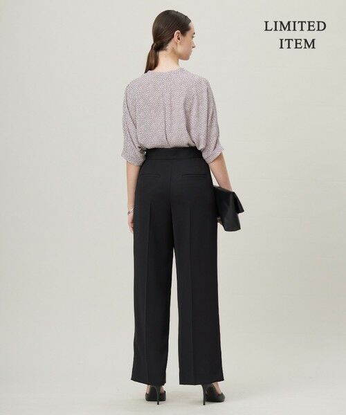 ICB / アイシービー シャツ・ブラウス | 【人気のため新色追加・WEB限定・接触冷感・UVケア・速乾・洗える】BackSatinAmunzen 5分袖キーネックブラウス | 詳細9