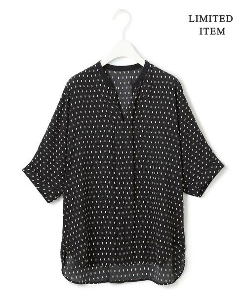 ICB / アイシービー シャツ・ブラウス | 【人気のため新色追加・WEB限定・接触冷感・UVケア・速乾・洗える】BackSatinAmunzen 5分袖キーネックブラウス | 詳細27