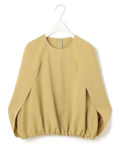 939t*美品 アイシービー ブラウスライクジャージーハンカチーフヘムカットソー セール】 【セットアップ】Soft Twill クルーネック ブラウス