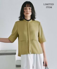 ICB / アイシービー シャツ・ブラウス | 【WEB限定・接触冷感・UVケア・吸水速乾・防シワ・洗える】 ドレープツイル クロップドシャツ