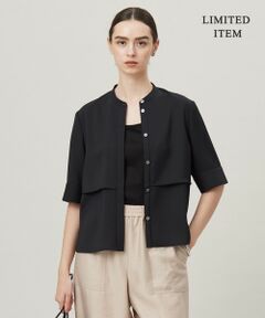 ICB / アイシービー シャツ・ブラウス | 【WEB限定・接触冷感・UVケア・吸水速乾・防シワ・洗える】 ドレープツイル クロップドシャツ