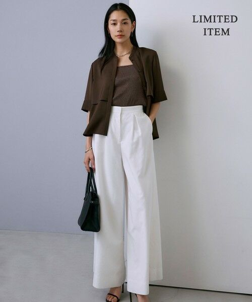 ICB / アイシービー シャツ・ブラウス | 【WEB限定・接触冷感・UVケア・吸水速乾・防シワ・洗える】 ドレープツイル クロップドシャツ | 詳細11