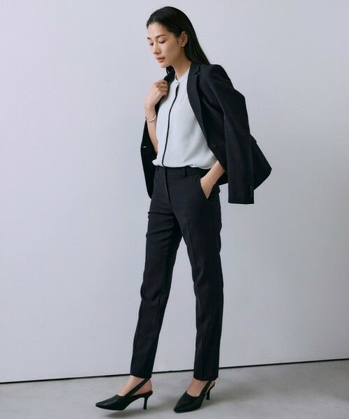 ICB / アイシービー テーラードジャケット | 【接触冷感・防シワ・速乾・洗える】レーヨンライクトロ テーラードジャケット | 詳細8