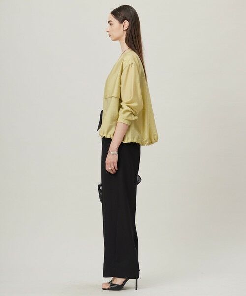 ICB / アイシービー ブルゾン | 【接触冷感・速乾・洗える】 リヨセルナイロンワッシャー ノーカラーブルゾン | 詳細9