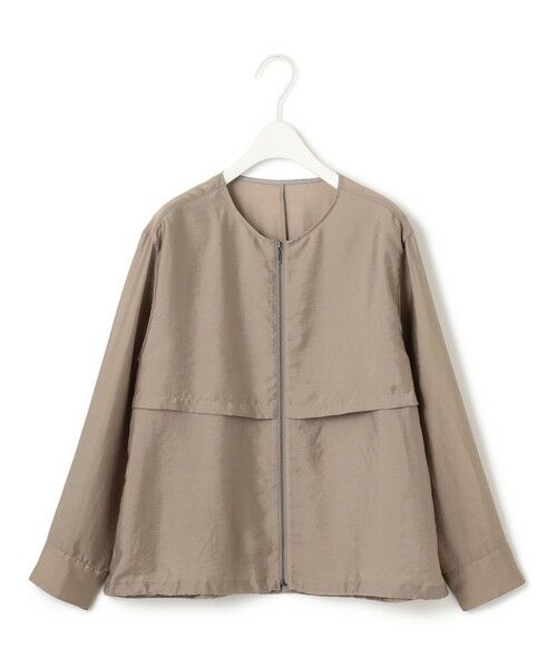 ICB / アイシービー ブルゾン | 【接触冷感・速乾・洗える】 リヨセルナイロンワッシャー ノーカラーブルゾン | 詳細29