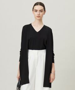 ICB / アイシービー カーディガン・ボレロ | 【洗える】シンセティックハイゲージ ロングカーディガン